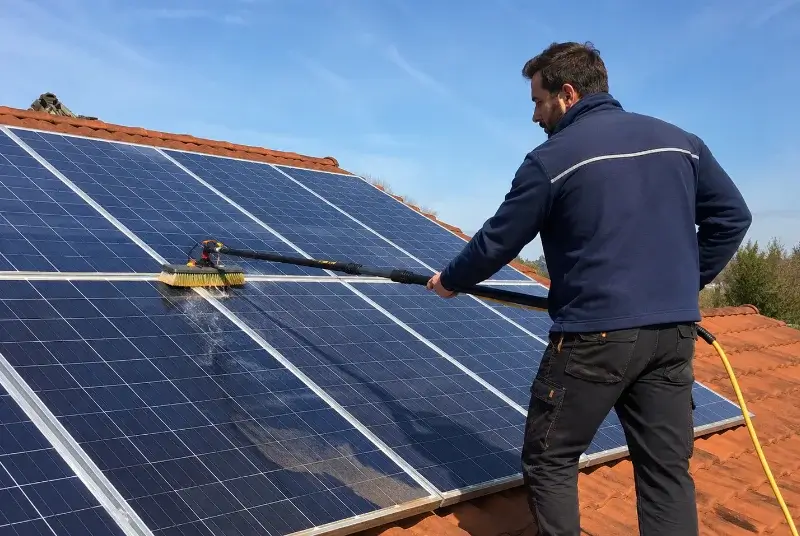 Nettoyage et entretien de panneaux solaires à Saint-Armel