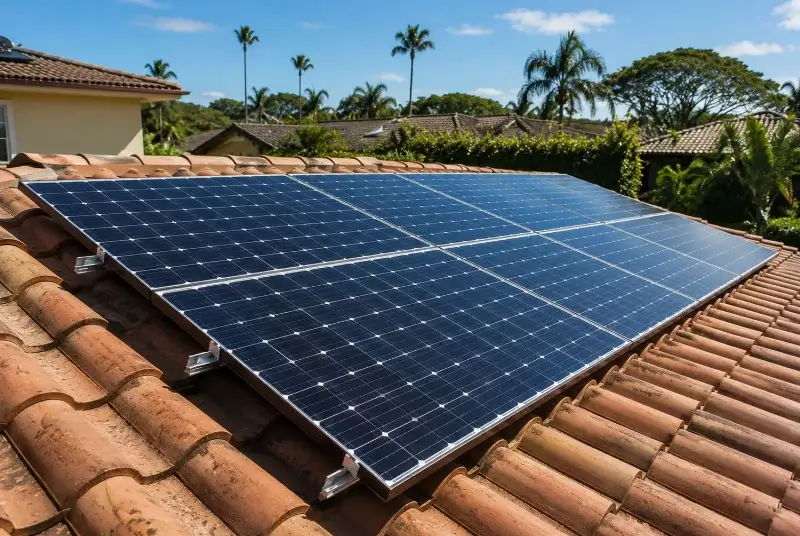 Installation de panneaux solaires à Saint-Armel
